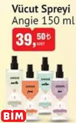 ANGİE VÜCUT SPREYİ ANGİE VÜCUT SPREYİ